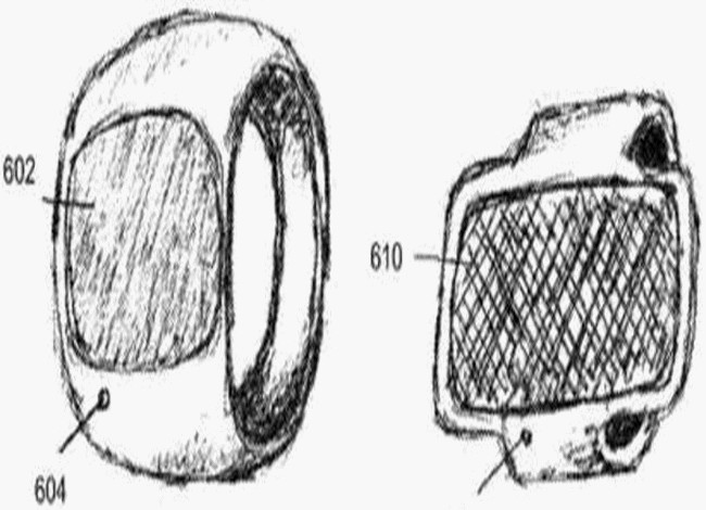 Apple: immagini del brevetto dell'anello smart