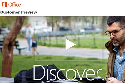 Office 2012 Customer Preview