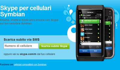 Skype per Symbian