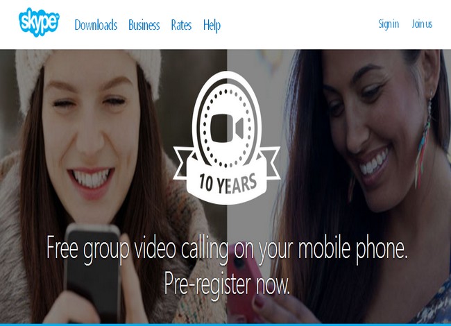 Skype: videochiamate di gruppo su smartphone